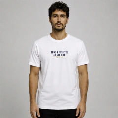 Camiseta Jesus Tudo é Possível - Ref 101 - comprar online