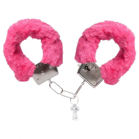 Algema Simples Metal Com Pelúcia - Wendy Sex Shop