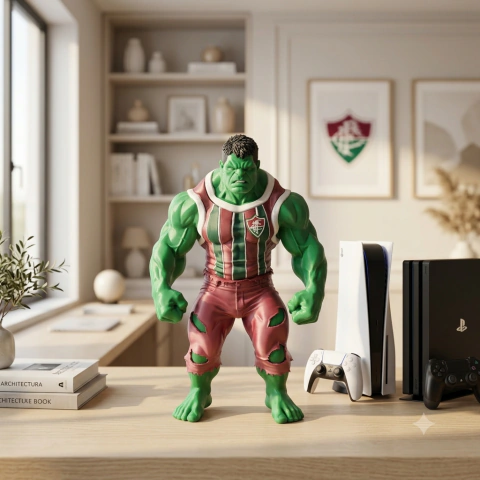 Boneco Action Figure do Hulk 7 ( primeira versão) Tricolor 24cm - Edição Exclusiva
