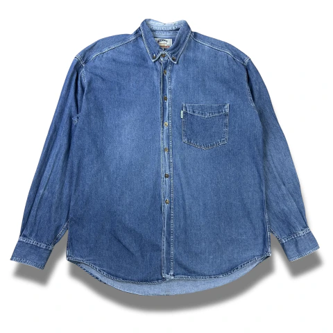Camisa social em jeans vinage anos 90 com cgc PUSCO!