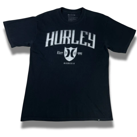 Camiseta preta y2k anos 2000 Hurley surf cyber grunge goth emo! - comprar online