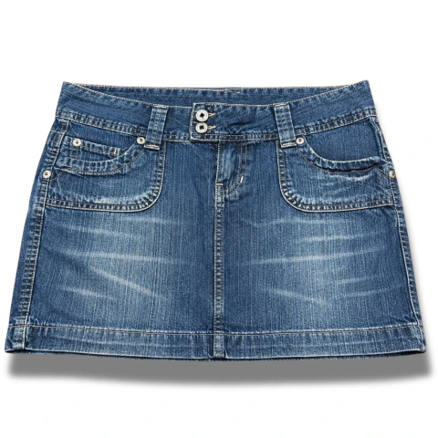 Mini saia jeans vintage y2k anos 2000 Camaleon!