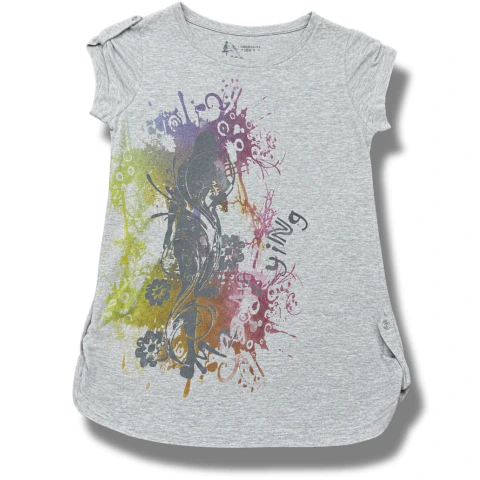 Camiseta cinza fairy core cyber grunge y2k anos 2000 Luigi Bertolli!