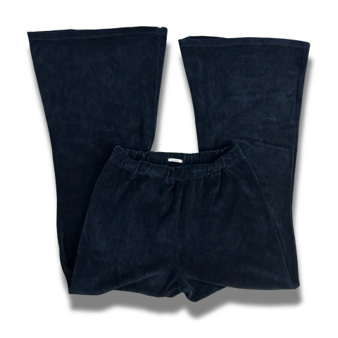 Calça preta de veludo y2k anos 2000 quintess modelagem flare!