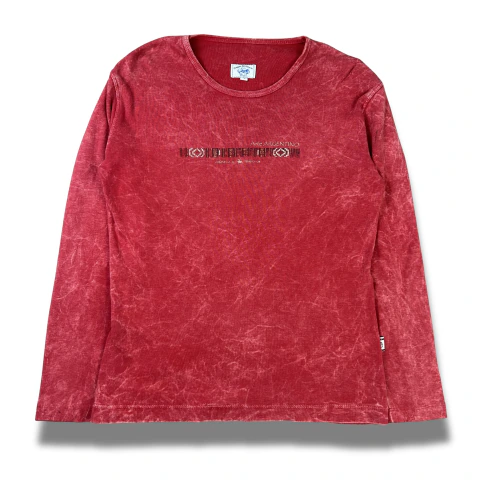Camiseta vermelha y2k anos 2000 patagonia!