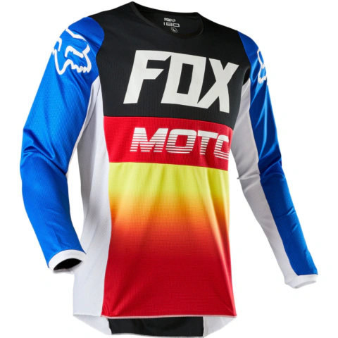 Camisa MX Fox 180 Fyce Azul