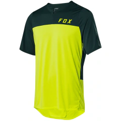 Camisa Bike Fox Flexair Zip Fluo