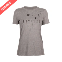 Camiseta Feminina Fox Diffuse Cinza