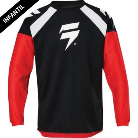 Camisa Infantil MX Shift Whit3 Preto