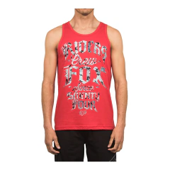 Camiseta Fox Regata Hammer Drop Vermelho