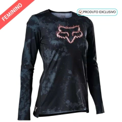 Camisa Feminina Bike Fox Flexair LS - Edição Tahnée Seagrave