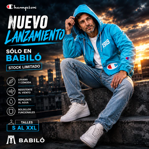 Campera Rompe vientos CHAMPION (IMPORTADA)