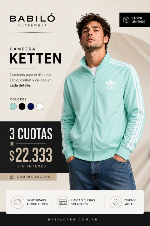 Adicolor Premium - Verde Agua/Blanco
