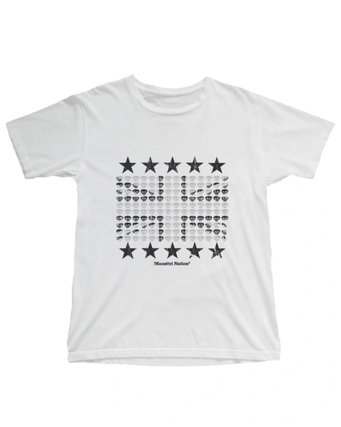 Camiseta Skull Flag branca