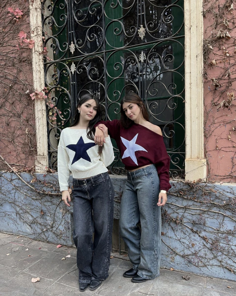 Sweater Star Blanco
