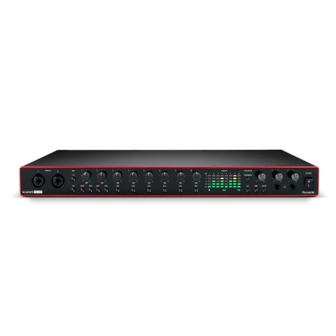 Interfaz Placa de Audio Focusrite Scarlett 18I20 3ra Gen – 18 Entradas, 20 Salidas, MIDI y USB