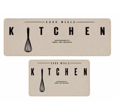 SET X 2 ALFOMBRA 40X60 + 40X1,20Mts KITCHEN ENGOMADA - comprar online