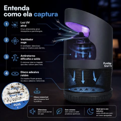 Kit 2x Pure Sleep Smart Trap Armadilha Inteligente para Mosquitos Eletrônica UV - Zezzi - comprar online
