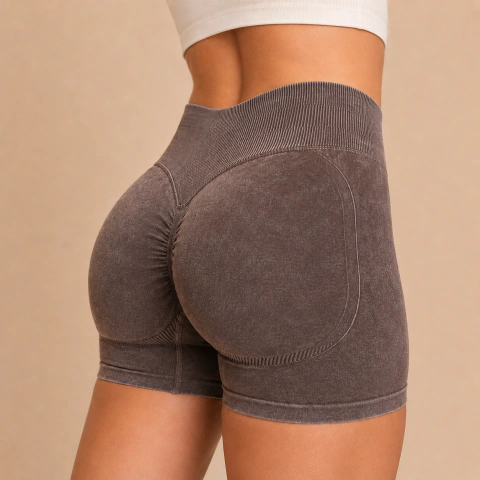 Short Nevado Corazón Estilo Dfine Choco - comprar online