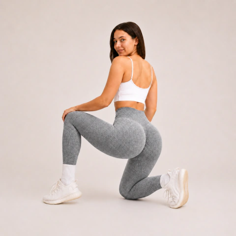 Calza Estilo Dfyne Corazón gris Jasp