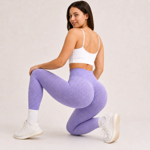 Calza Estilo Dfyne Corazón Violeta Jasp