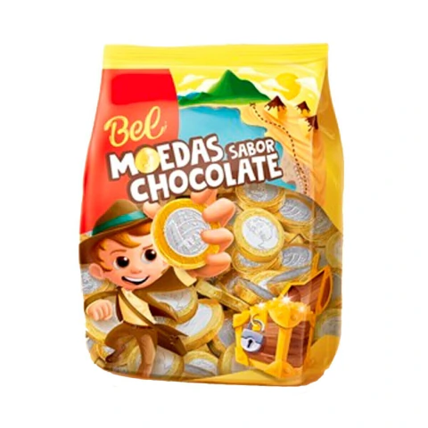 Moedas Sabor Chocolate 500g - Bel
