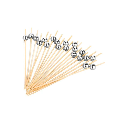 Palito para Petisco Prata - 20 unidades