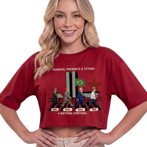 Camisa Lula – Passado Presente Futuru Estampa em Alta Definição | P ao XG