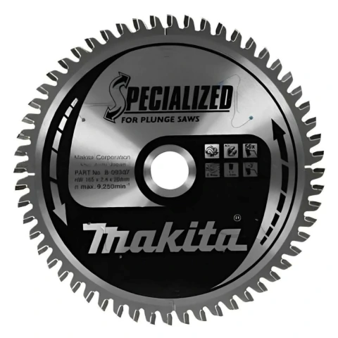 Disco Serra 60 Dentes 165 mm x 20 mm Corte Alumínio B-56574 Makita