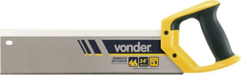 Serrote de costa 14" 13d cabo plástico Vonder