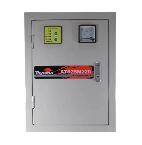 Painel ATS Trifásico 380V para Gerador Toyama TD25SGE3-380 ATS25T380
