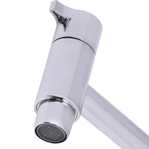 Torneira Para Cozinha Bica Alta Mesa Abs Cromado Abertura Rápida 1/2'' BSP Concept Liege
