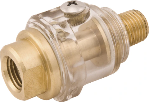 Mini lubrificador 1/4" npt latão Vonder