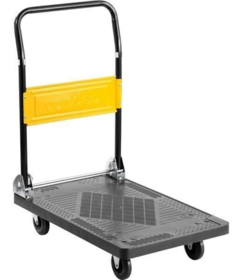 Carrinho Plataforma 150kg Plástico Vonder