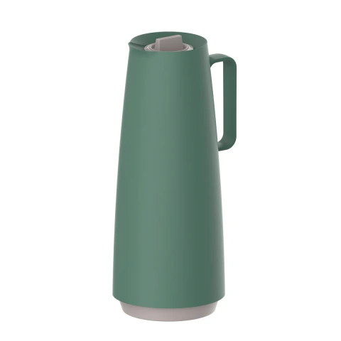 Bule Térmico Tramontina Exata 1 Litro Plástico Verde Ampola Vidro Design Clean Com Corta Pingos