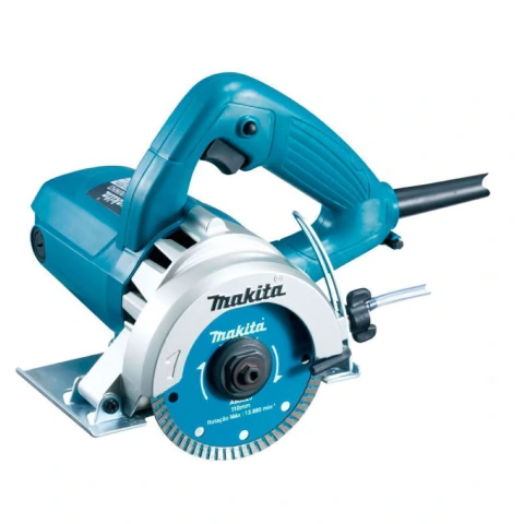 Serra Mármore 110Mm 1300W Com Mangueira Cano de Água Chaves 4100NH3 127V Makita