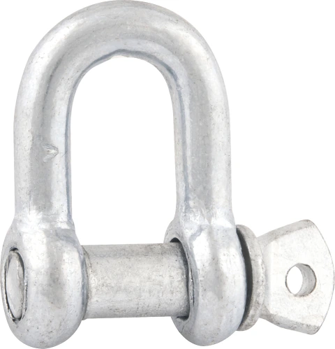 Manilha Para Cabo De Aço 3/4 Reta Leve Pino Reforçado Galva