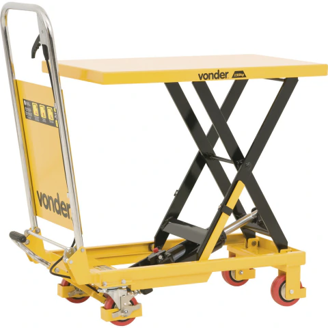 Mesa hidráulica pantográfica 150kg 740x450mm mp150 Vonder