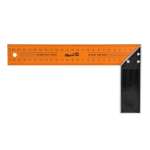 Esquadro De Precisão 250mm Metálico Sparta Aço U8A