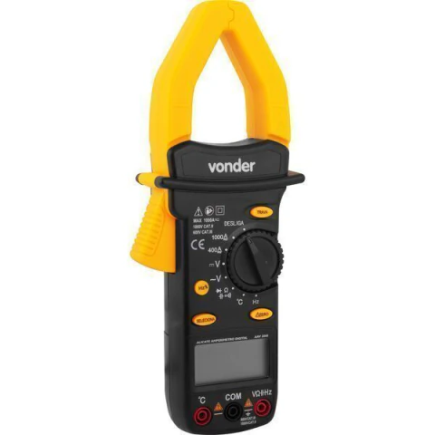 Alicate Amperimetro Digital AAV2000 Vonder