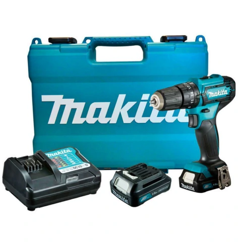 Parafusadeira Furadeira Impacto 10mm 3/8'' 12V com Bateria Carregador Maleta HP333DWYE Makita