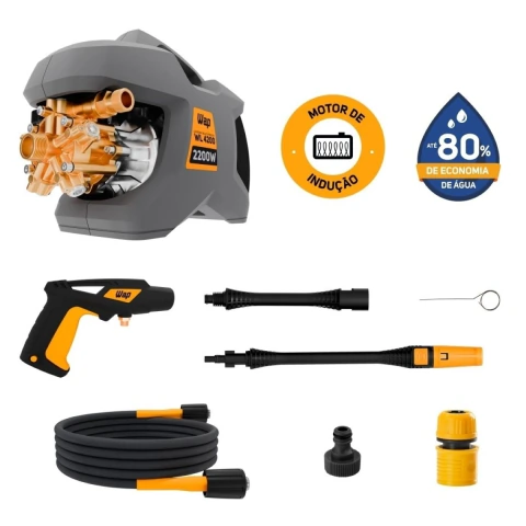 Lavadora de Alta Pressão Profissional WAP 2200W WL 4200 220V 1305 PSI Vazão 510 L/h