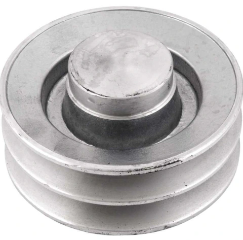 Polia alumínio 120mm 2 canais perfil b Vonder