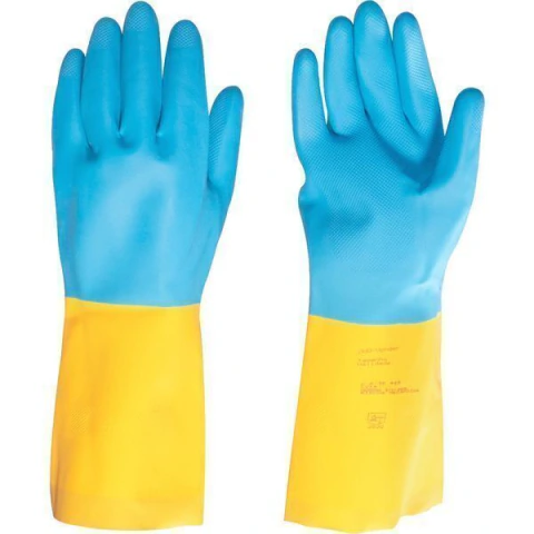 Luva latex neoprene xg amarelo/Azul ca34449 Vonder