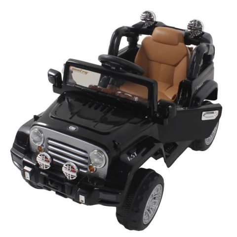 Jipe Elétrico Trilha Preto com Controle Remoto 12V Bel Brink