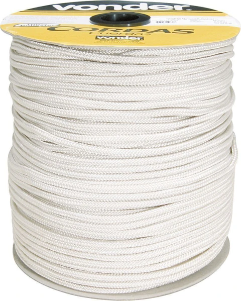 Corda Trançada 12,0mm 11,0kg 111m Branc Vonder