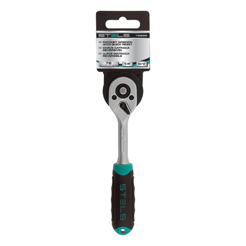 Chave Catraca Reversível Soquete 1/4'' 72 Dentes Stels