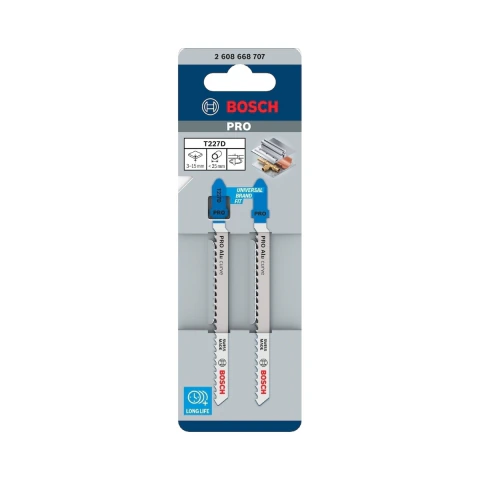 Lâmina De Serra Tico-Tico Bosch Pro Alu Curve T227D 2Un
