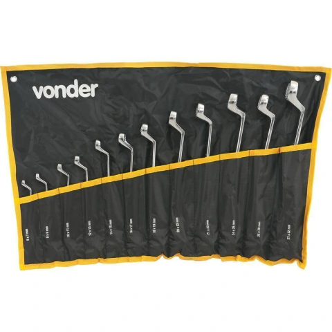 Jogo Chave Estrela 6-32mm Cromo Cromada 12 pçs Vonder