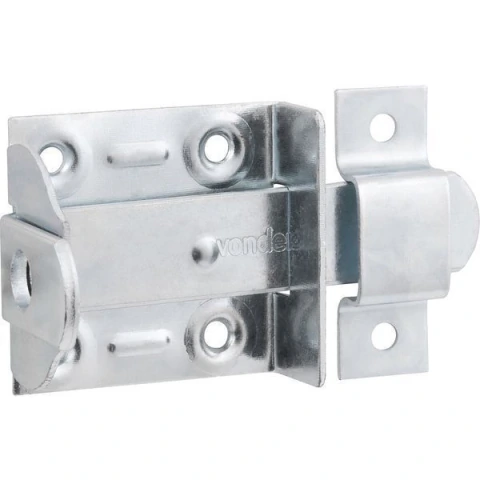 Fecho Chato Porta Cadeado 2 Zincado Pacote 12 P Vonder